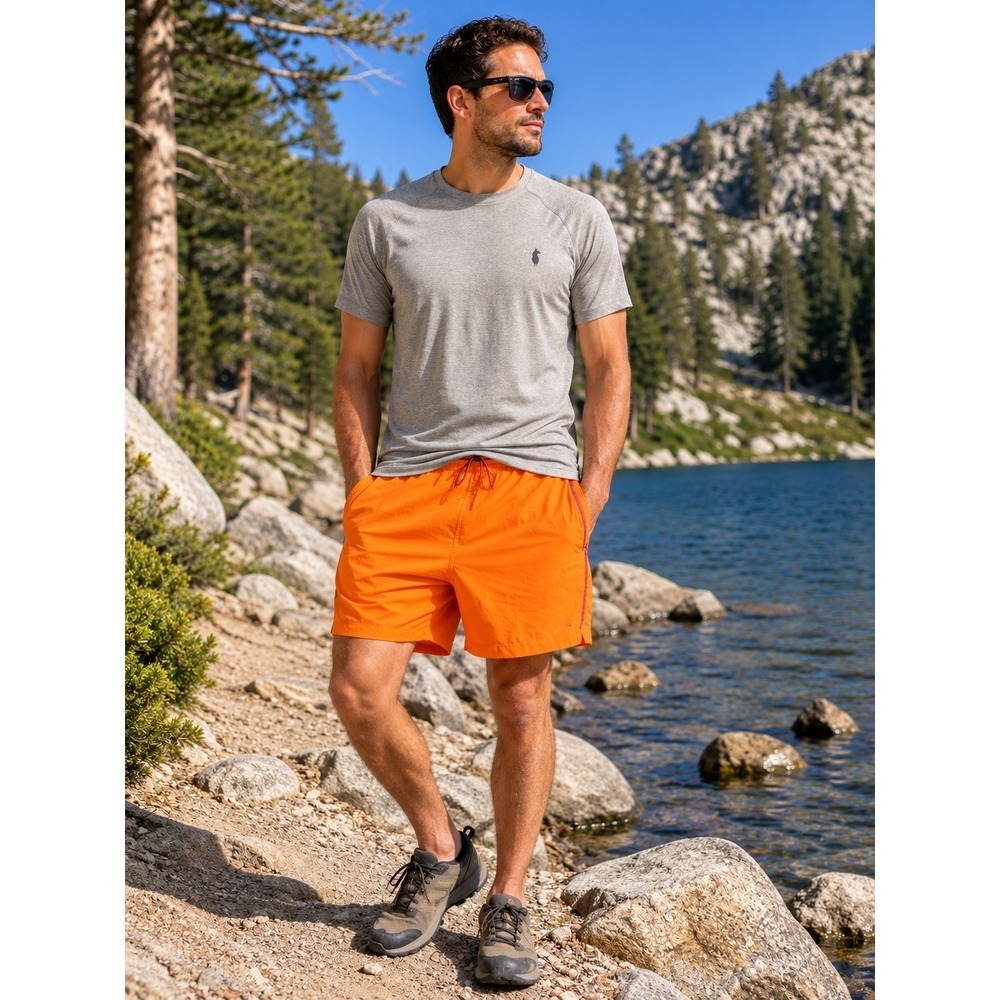 Cotopaxi Brinco 7" Shorts XXL NWT Orange Hiking Swim Trail Quick Dry Mens